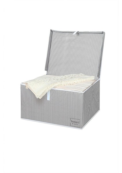 Daisyhome 4 Adet Kapaklı Kutu Hurç Ma x i Boy 50*40*30* Çok Amaçlı Kutu Hurç fırsatları