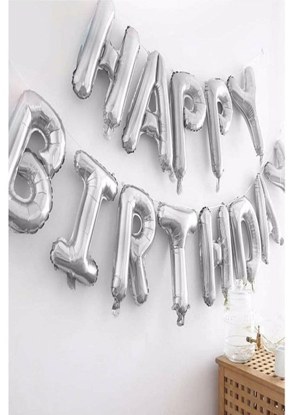 Happy Bırthday Harf Folyo Balon Set