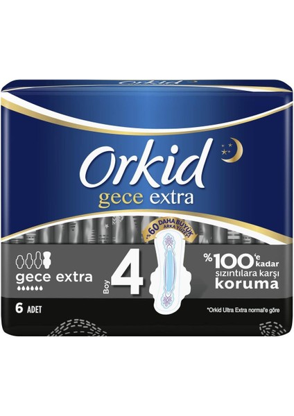 Orkid Ultra Extra Tekli Gece Extra 6'lı