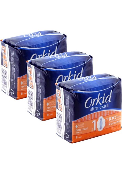 Hijyenik Ped Ultra Extra Tekli Normal x 3 Adet