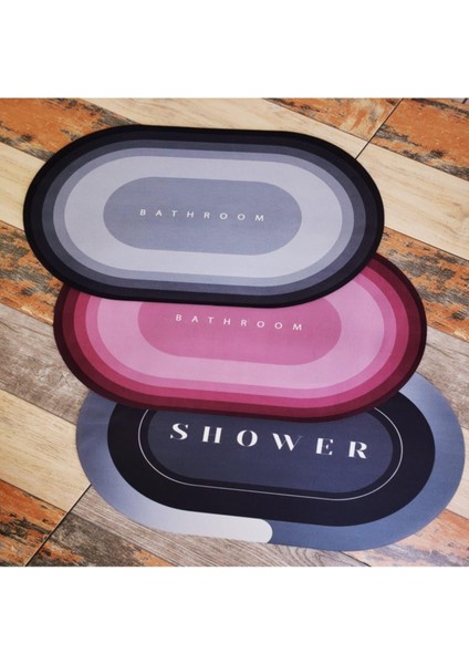 [Email Protected] Diatom Paspas Su Emici Kaymaz Taban Banyo Paspası 1997*-Banyo