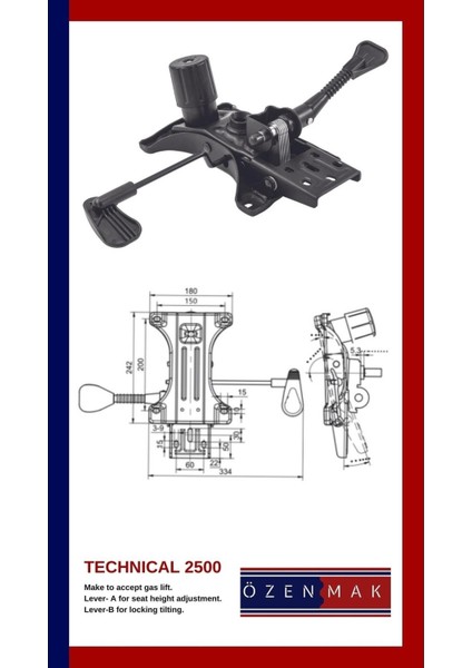 Sunny Özenmak Çift Kollu Kuyruklu Mekanizma Yedek Parça fiyatları