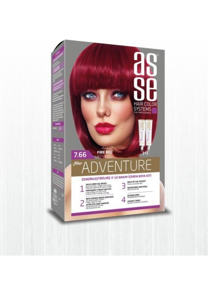 Adventure Set Boya No:7.66 Ateş Kızılı