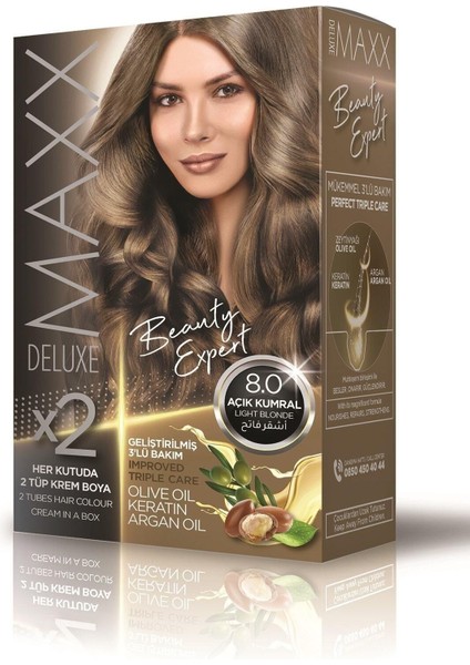 Maxx Deluxe Maxx Beauty Expert 8.0 Açık Kumral Set Boya