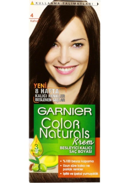 Color Naturals 4 Kahve Saç Boyası fırsatları
