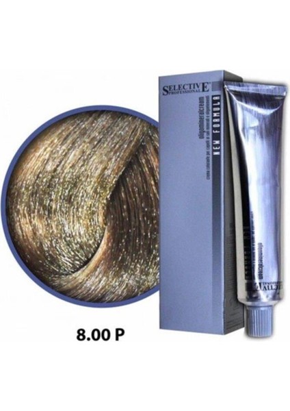 Professional Selective Saç Boyası 8.00P Orta Sarı Saç Boyası 60 ml (Oksidansız)