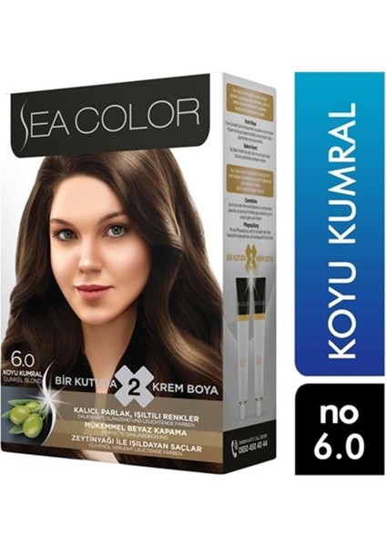 2li Krem Saç Boyası 6/0 Koyu Kumral 8698753382027