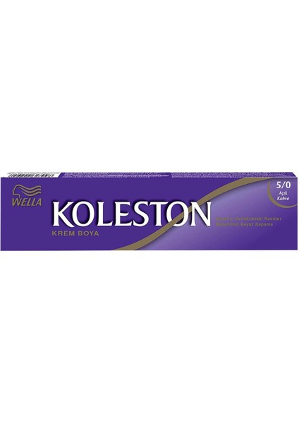 Koleston Single Tüp Boya 5/0 Açık Kahve fiyatları