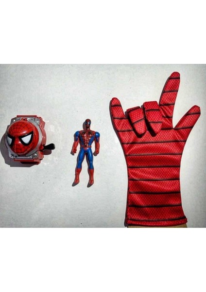 Spiderman Disk Atan Eldiven - Spiderman Figürlü Eldiven Seti fiyatları