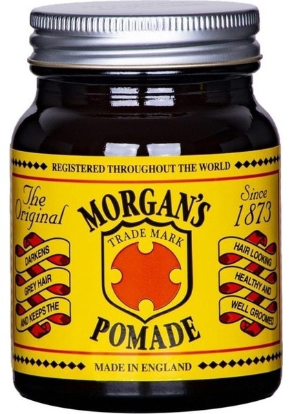 Pomade Morgan's Hair Darkening Yellow Label Pomade / Renk Koyulaştırıcı Pomad 100 ml