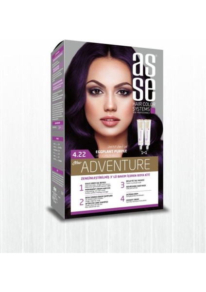 Adventure Set Boya No:4.22 Patlıcan Moru
