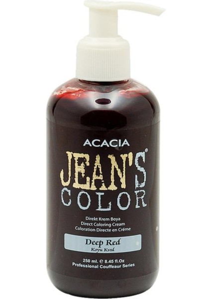 Koyu Kızıl 250ML. Deep Red Amonyaksız Balyaj Renkli Saç Boyası