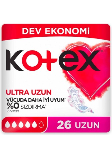 Dev Ekonomik Ped Ultra Uzun 26'lı
