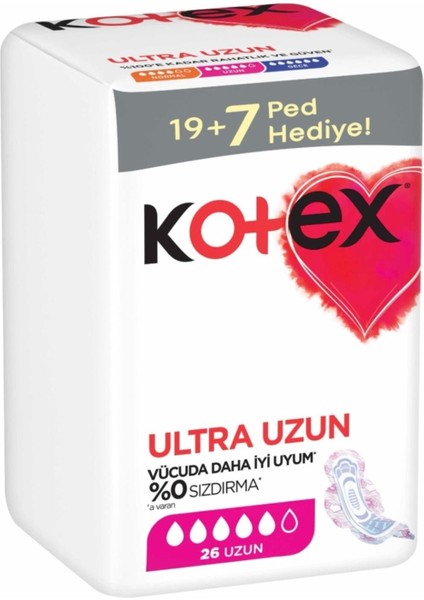 Dev Ekonomik Ped Ultra Uzun 26'lı
