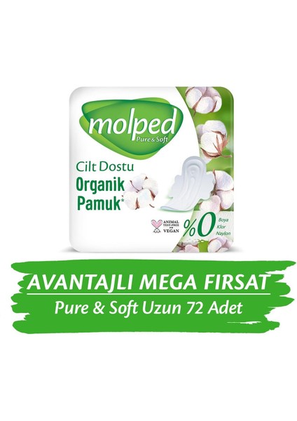 Pure&soft Uzun Avantajlı Mega Fırsat Paketi 72 Adet