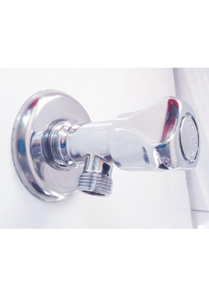 2 Adet Açkapa Taharet Ara Musluk Mini Alfa Modeli Krom