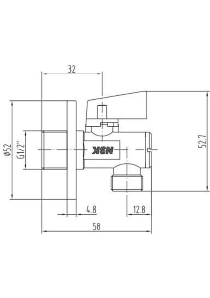 90° Filtreli Ara Musluk Krom fiyatları