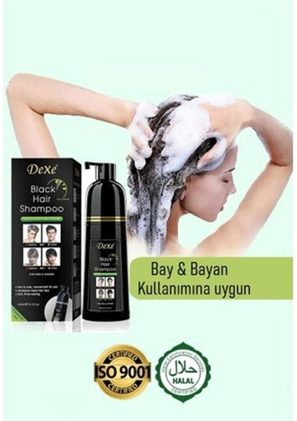 Dexe Siyah Şampuan 400ML. Beyaz Saçlar Için fiyatları
