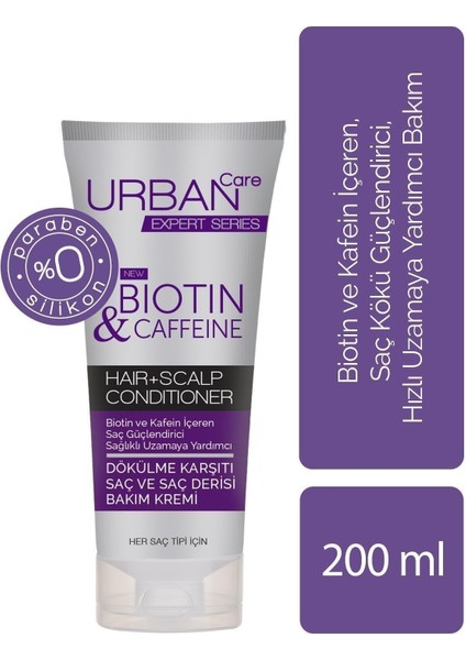 Biotin ve Kafein Içeren, Saç Derisi Bakım Kremi 200 ml 8680690703782