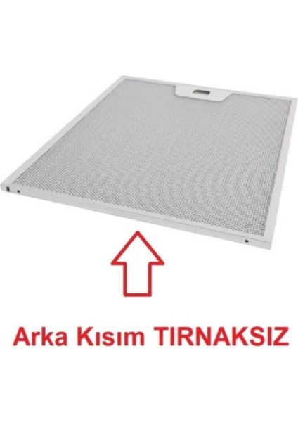 Davlumbaz Filtresi 253X300 Aspiratör Tel Filtre Ön Kısım Tek Tırnak, Arka Kısım Tırnaksız 00431222 Profilo Filtre