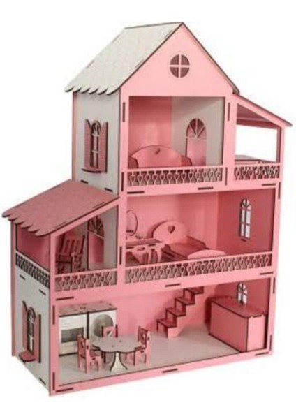 Barbie Oyun Evi Mobilyalı Bebek Uyumlu