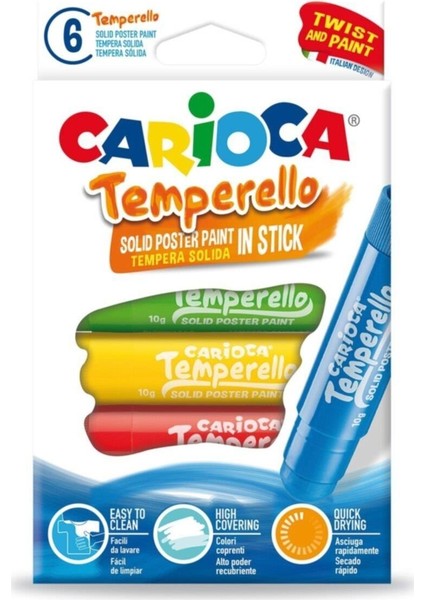 Temperello Stick Poster Boya Kalemi 6lı fiyatları