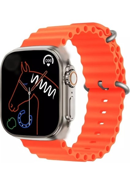 T800 Ultra Ultra Watch Akıllı Saat Yedek Kordon Hediyeli Ufk Akıllı Saat