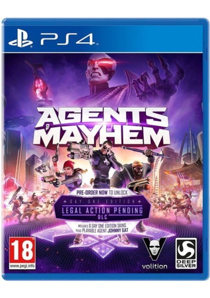 Agents Mayhem Ps4 Oyun