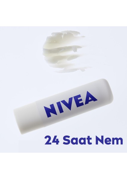 NIVEA Dudak Bakım Kremi Med Repair x3 Adet,Doğal Yağlar ile 24 Saat Nemlendirme,SPF15 Güneş Koruyucu