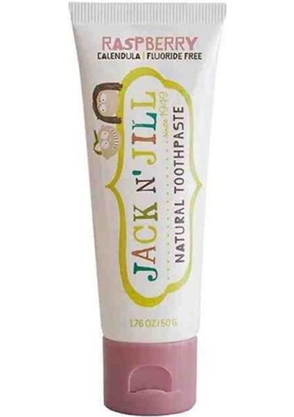 Kids Jack And Jill Natural Toothpaste Raspberry 50 gr ( Ahududu Aromalı Diş Macunu )