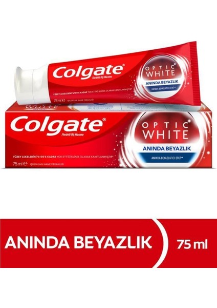 Optic White Anında Beyazlık Anında Beyazlatma Etkisi Diş Macunu 75 ml