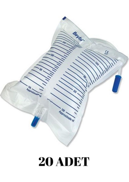 Tules - Idrrar Torbası Steril Musluklu - 20 Adet