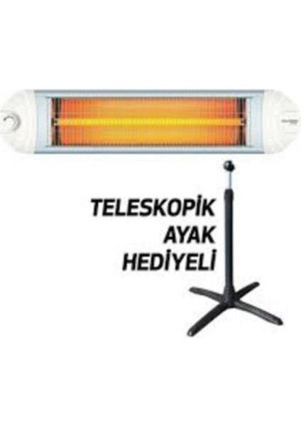 Ecotec Infrared Isıtıcı, 2500W, 1.led