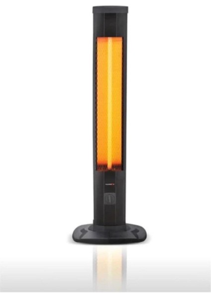 Marsstar 2000W Siyah Dikey Elektrikli Isıtıcı Ms-07