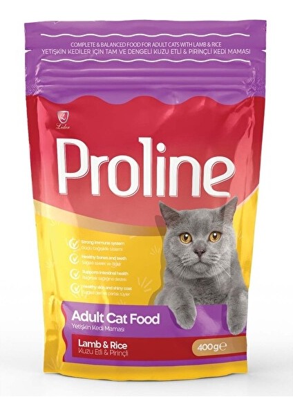 Proline Kuzu Etli Yetişkin Kedi Maması 400 gr