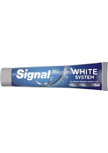 Diş Macunu White System 2 Haftada Daha Beyaz Dişler 75 ml X2