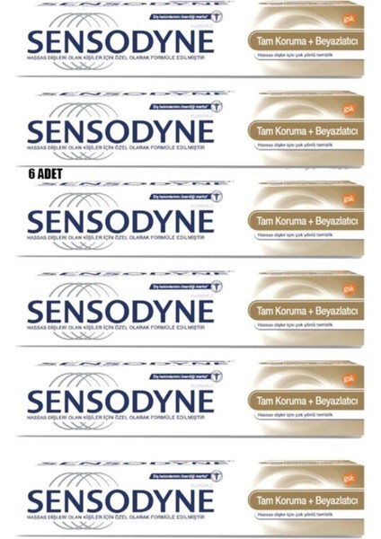 Diş Macunu 50 ml 6 Adet Sensodyne 50