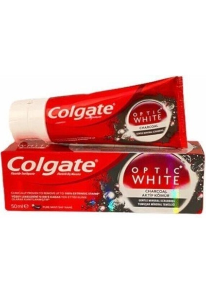 Optic White Aktif Kömür Yumuşak Mineral Temizliği Diş Macunu 4 x 50 ml Aktif Kömür Diş Macunu modelleri