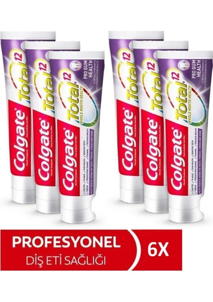 Total Profesyonel Diş Eti Sağlığı Diş Macunu 6 x 50ML