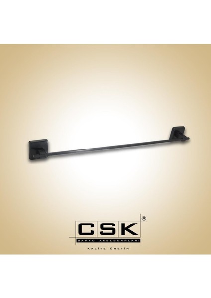 Banyo CSK Aksu Siyah Uzun Havluluk- Pirinç