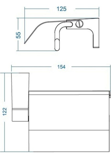 F1 - Kapaklı Tuvalet Kağıtlık Mat Siyah A.1708.S fiyatları