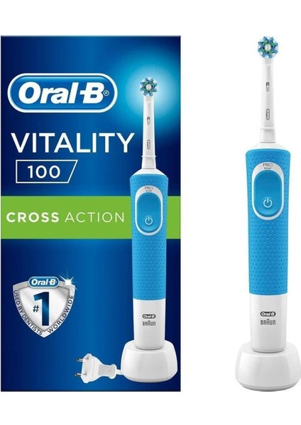Oral B Şarjlı Vitaly Cross Mavi Kutu