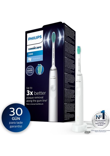 Sonicare HX3671/13 – Sonicare 3100 – Sonic Şarjlı Diş Fırçası