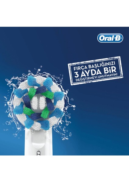 Diş Fırçası Yedek Başlığı Cross Action 4 Adet