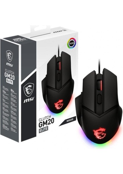 Msı Clutch GM20 E  Rgb Gamıng Mouse