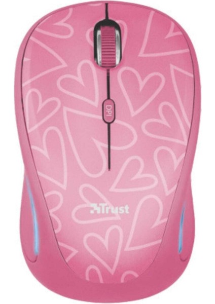 Yvı-Fx Işıklı Kablosuz Mouse (22336) Pembe