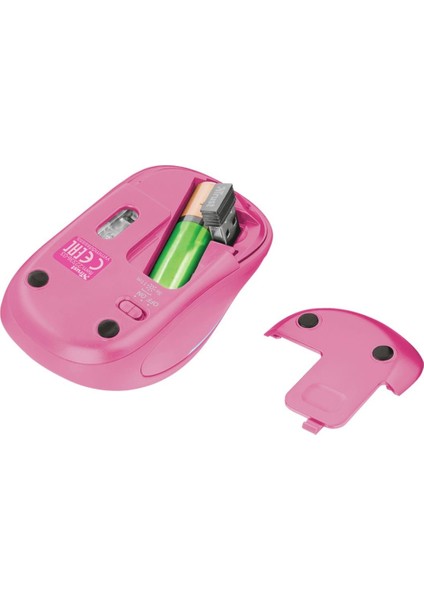 Yvı-Fx Işıklı Kablosuz Mouse (22336) Pembe