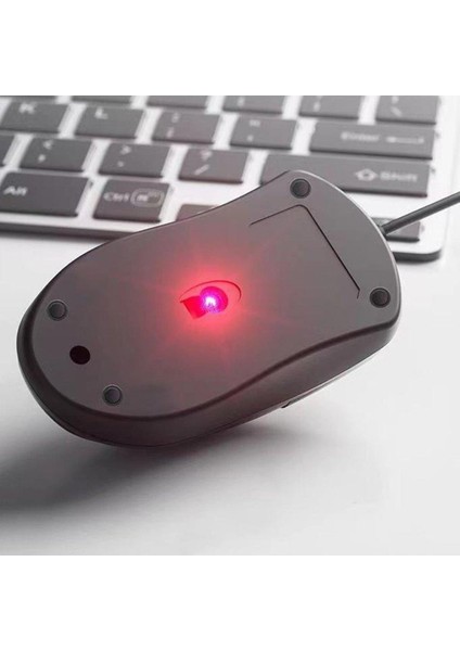 SPK7105 Kablolu USB Optik Mouse 1000DPI Siyah fırsatları