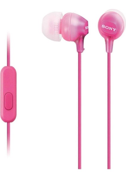MDR-EX15AP Kulakiçi Pembe Kulaklık -9mm Neodimyum Sürücüllü