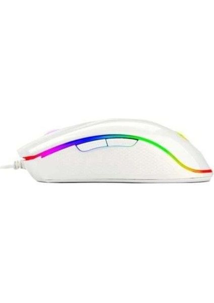 Cobra M711W Rgb Aydınlatmalı Beyaz Oyuncu Mouse